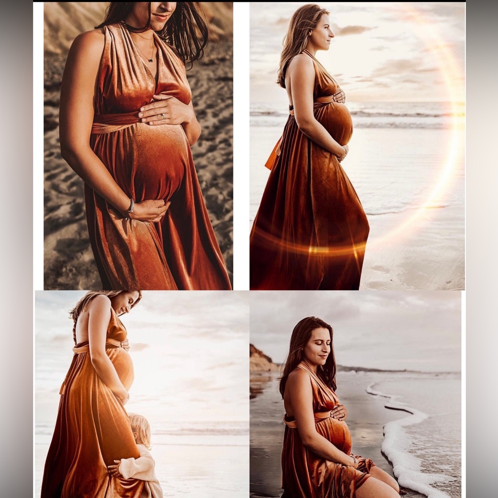 NEW Infinity  /Long Rust Dress/ Convertible Dress / Infinity/ Multiway Dress/
